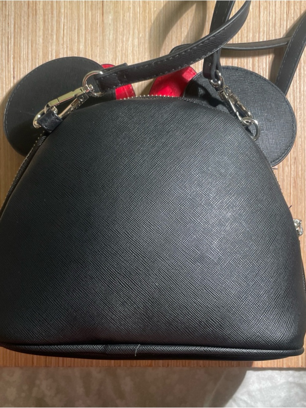 Disney new Red Polka Dot Minnie-Style Crossbody Bag - Picture 7 of 10